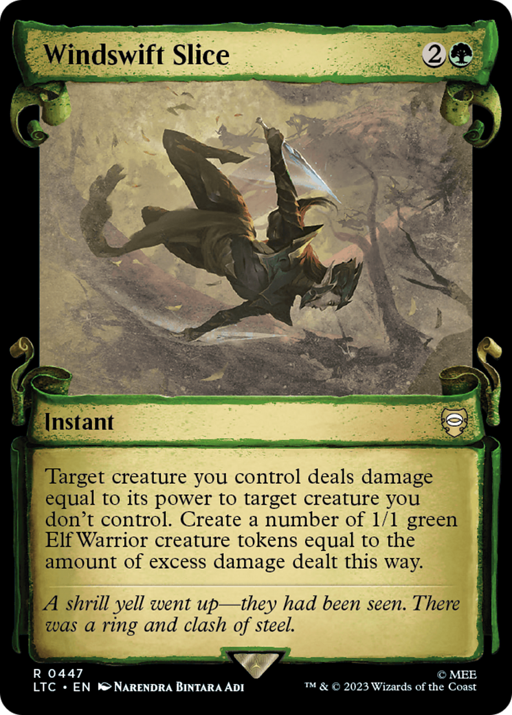 Windswift Slice [The Lord of the Rings: Tales of Middle-Earth Commander Showcase Scrolls] | Good Games Cannington