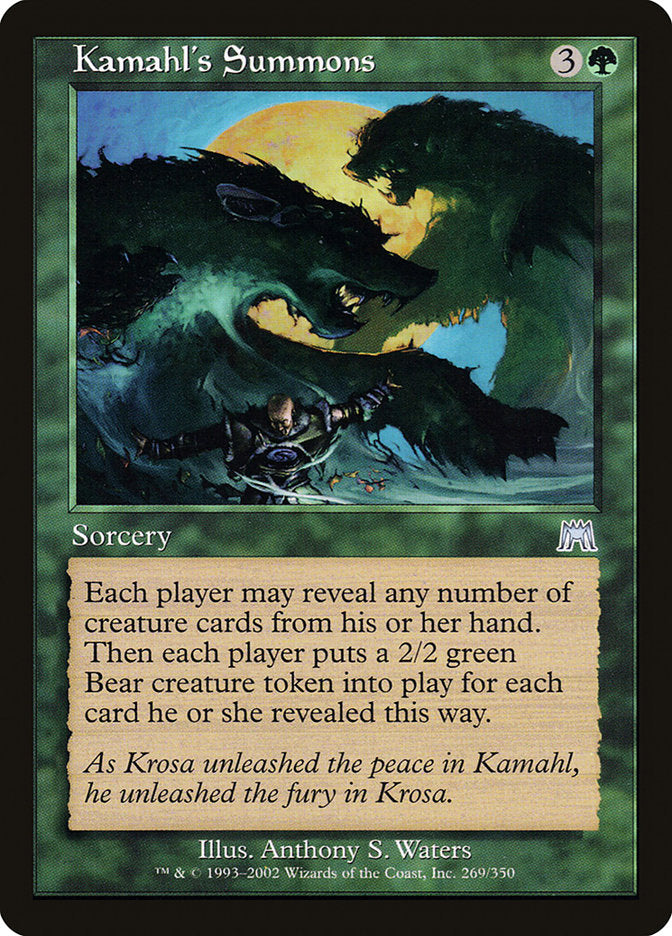 Kamahl's Summons [Onslaught] | Good Games Cannington