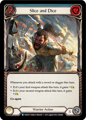 Slice and Dice (Blue) [EVR059] (Everfest)  1st Edition Rainbow Foil | Good Games Cannington