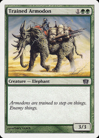 Trained Armodon [Eighth Edition] | Good Games Cannington