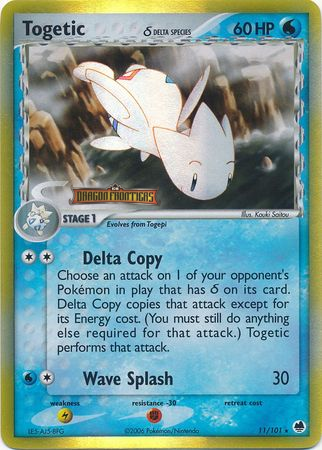 Togetic (11/101) (Delta Species) (Stamped) [EX: Dragon Frontiers] | Good Games Cannington