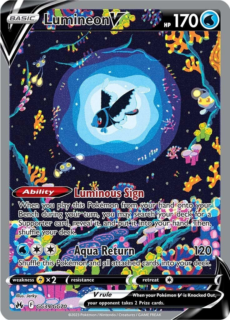 Lumineon V (GG39/GG70) [Sword & Shield: Crown Zenith] | Good Games Cannington