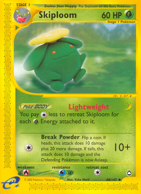 Skiploom (60/147) [Aquapolis] | Good Games Cannington