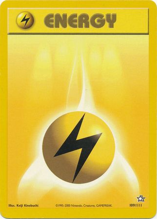 Lightning Energy (109/111) [Neo Genesis Unlimited] | Good Games Cannington