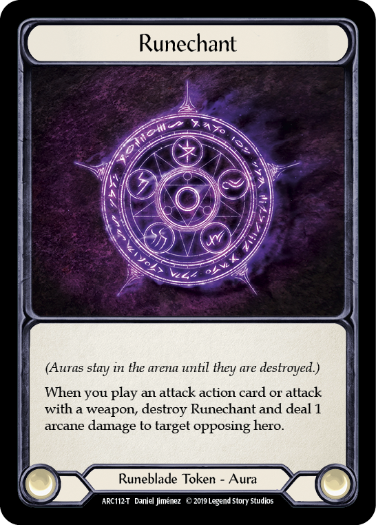 Runechant // Nebula Blade [ARC112-T // ARC077-T] 1st Edition Normal | Good Games Cannington