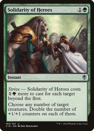 Solidarity of Heroes [Commander 2016] | Good Games Cannington