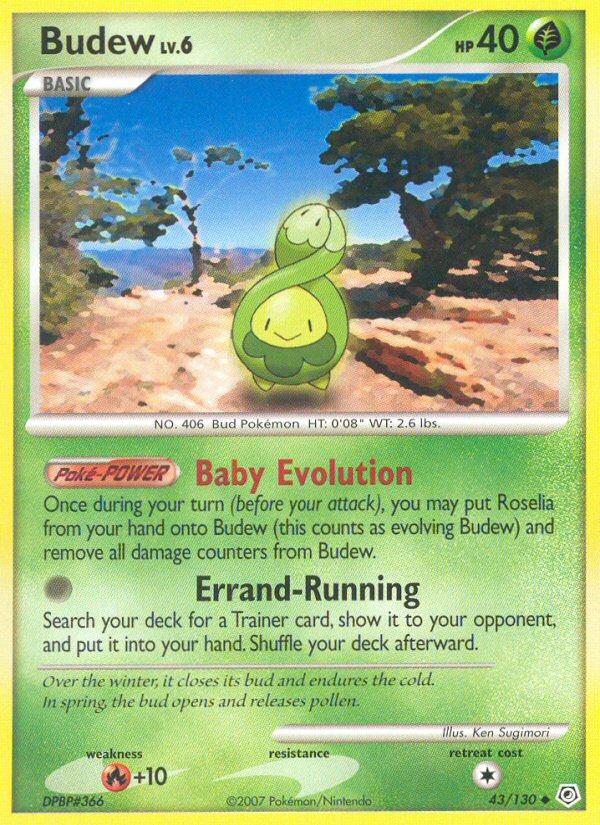 Budew (43/130) [Diamond & Pearl: Base Set] | Good Games Cannington