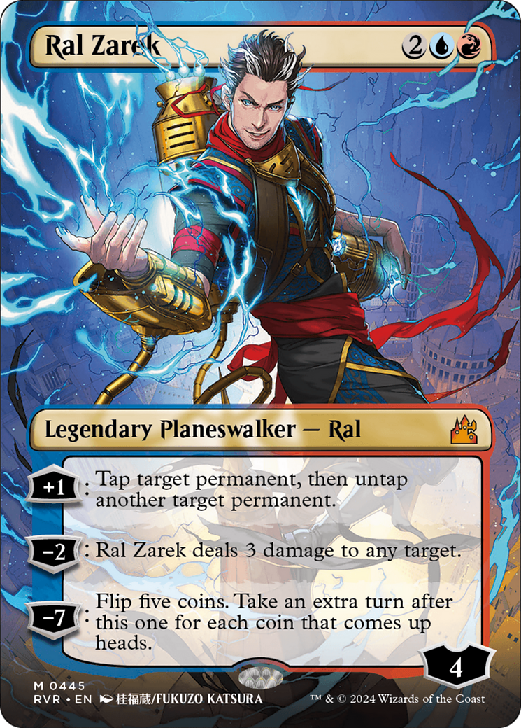 Ral Zarek (Anime Borderless) [Ravnica Remastered] | Good Games Cannington