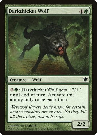 Darkthicket Wolf [Innistrad] | Good Games Cannington