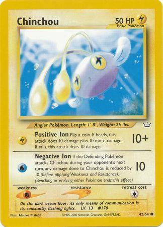 Chinchou (42/64) [Neo Revelation Unlimited] | Good Games Cannington