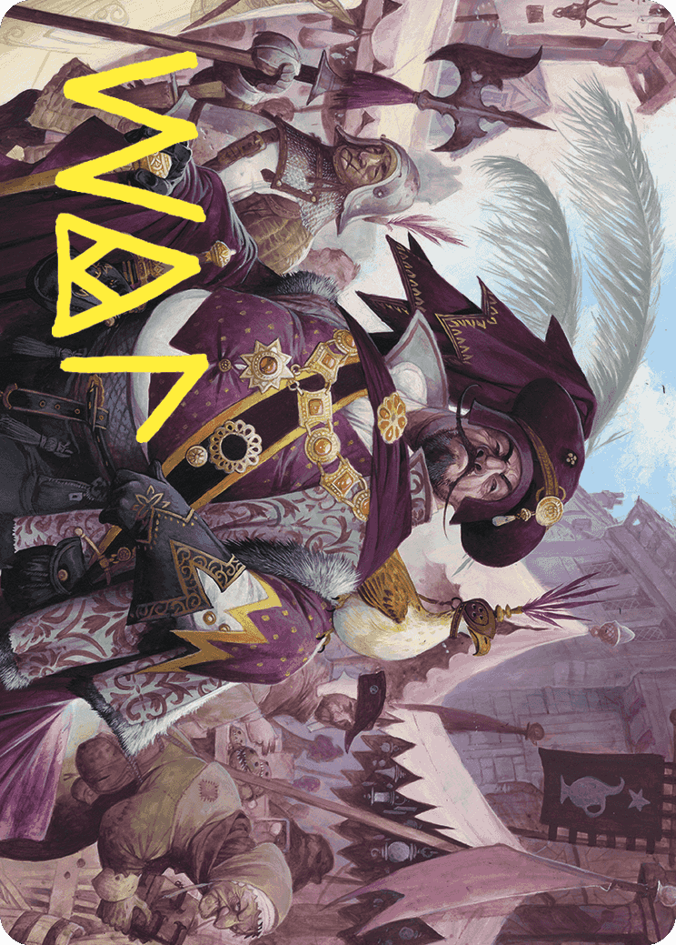 Discerning Financier Art Card (Gold-Stamped Signature) [Wilds of Eldraine Art Series] | Good Games Cannington