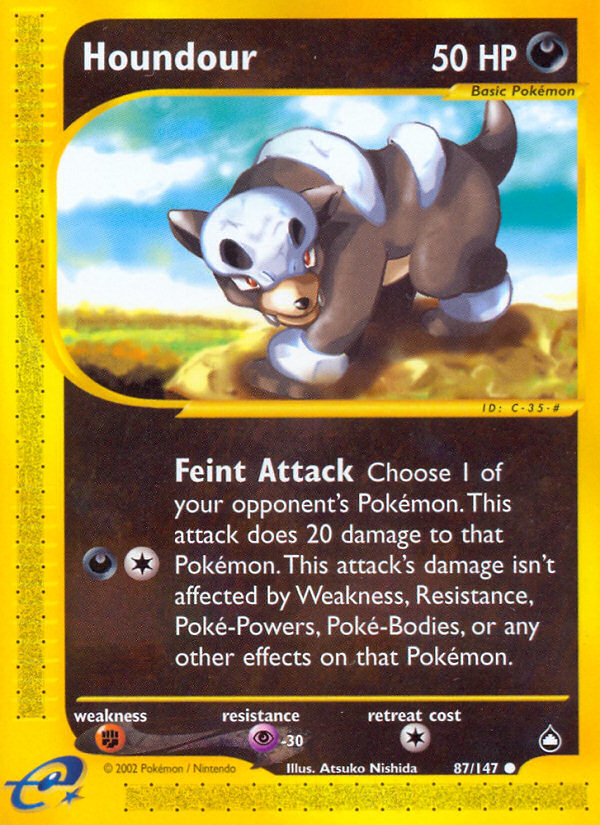Houndour (87/147) [Aquapolis] | Good Games Cannington
