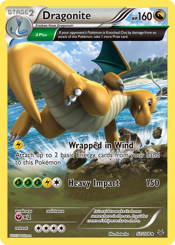 Dragonite (52/108) (Theme Deck Exclusive) [XY: Roaring Skies] | Good Games Cannington