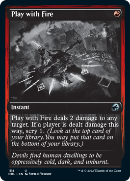 Play with Fire [Innistrad: Double Feature] | Good Games Cannington