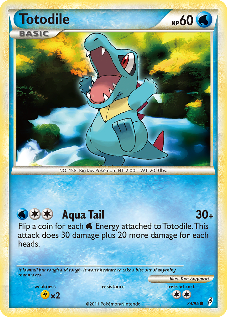 Totodile (74/95) [HeartGold & SoulSilver: Call of Legends] | Good Games Cannington