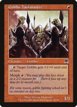 Goblin Taskmaster [Onslaught] | Good Games Cannington