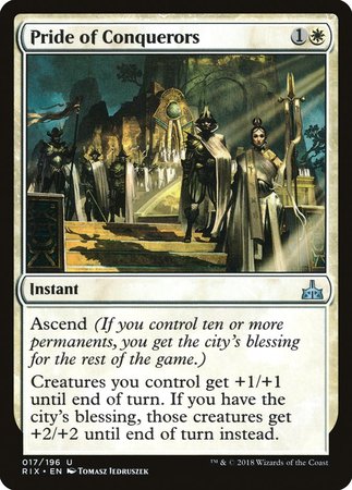 Pride of Conquerors [Rivals of Ixalan] | Good Games Cannington