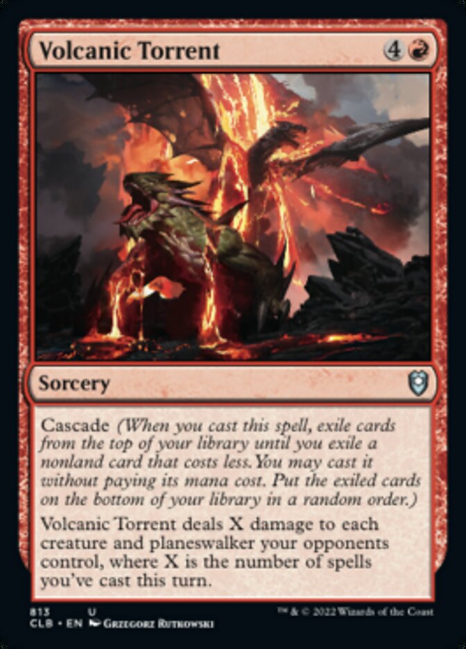 Volcanic Torrent [Commander Legends: Battle for Baldur's Gate] | Good Games Cannington