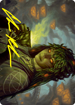 Dina, Soul Steeper Art Card (Gold-Stamped Signature) [Strixhaven: School of Mages Art Series] | Good Games Cannington