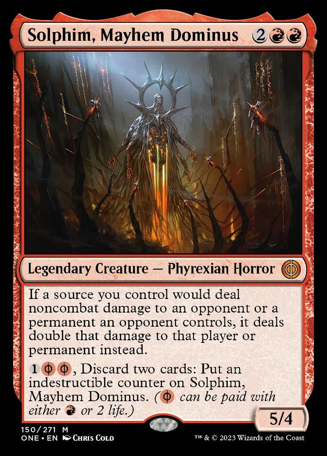 Solphim, Mayhem Dominus [Phyrexia: All Will Be One] | Good Games Cannington