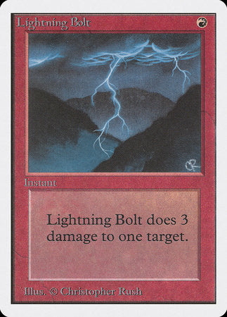 Lightning Bolt [Unlimited Edition] | Good Games Cannington