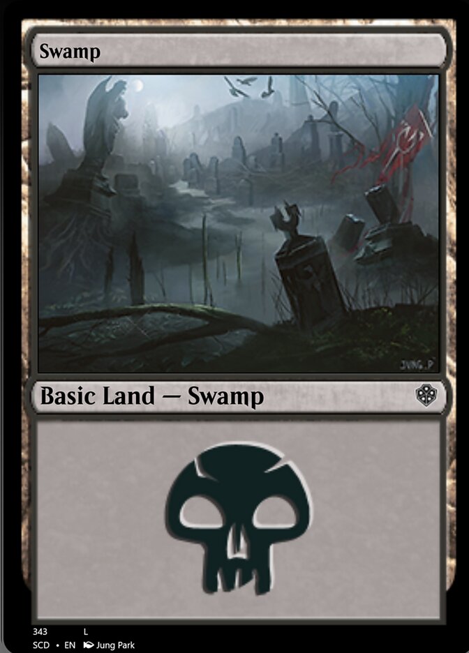 Swamp (343) [Starter Commander Decks] | Good Games Cannington