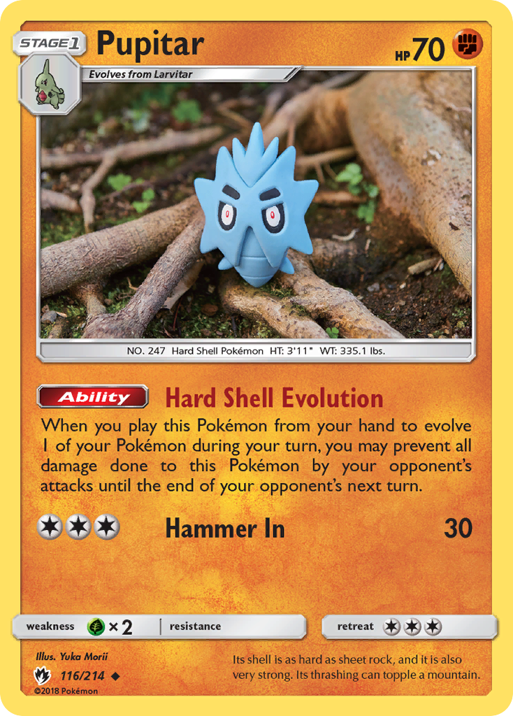 Pupitar (116/214) [Sun & Moon: Lost Thunder] | Good Games Cannington