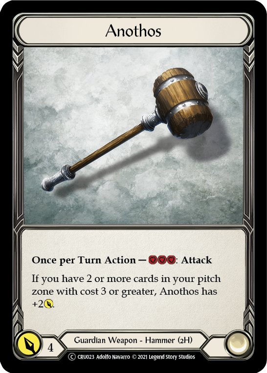 Anothos [U-CRU023-RF] Unlimited Rainbow Foil | Good Games Cannington