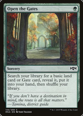 Open the Gates [Ravnica Allegiance] | Good Games Cannington