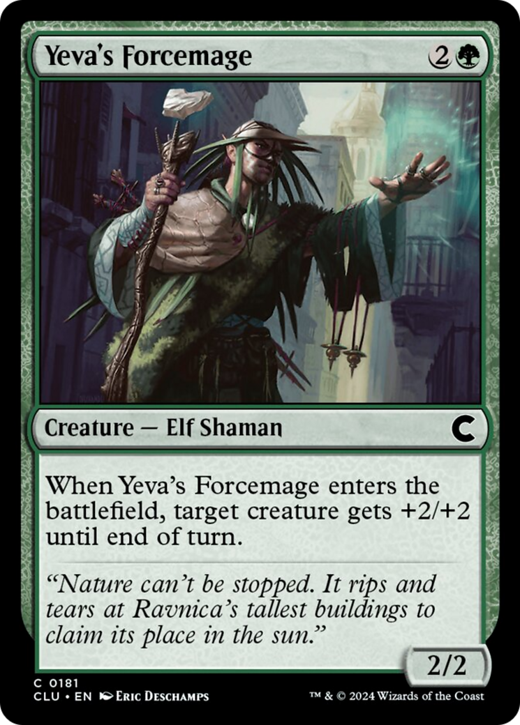 Yeva's Forcemage [Ravnica: Clue Edition] | Good Games Cannington