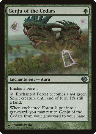 Genju of the Cedars [Duel Decks: Garruk vs. Liliana] | Good Games Cannington