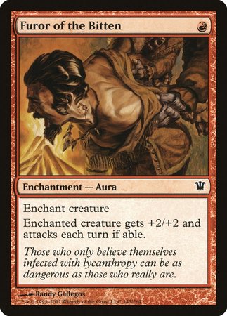 Furor of the Bitten [Innistrad] | Good Games Cannington