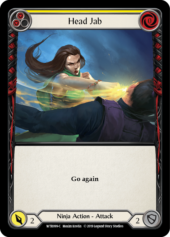 Head Jab (Yellow) [WTR099-C] Alpha Print Normal | Good Games Cannington