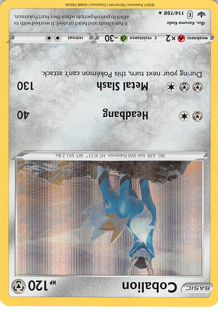 Cobalion (114/198) [Sword & Shield: Chilling Reign] | Good Games Cannington