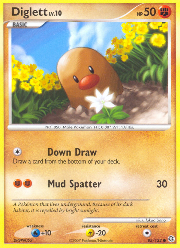Diglett (85/132) [Diamond & Pearl: Secret Wonders] | Good Games Cannington