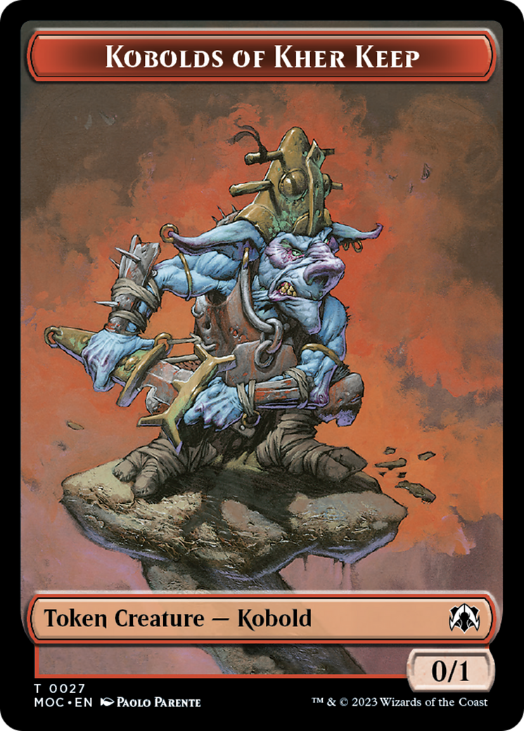 Bird // Kobolds of Kher Keep Double-Sided Token [March of the Machine Commander Tokens] | Good Games Cannington