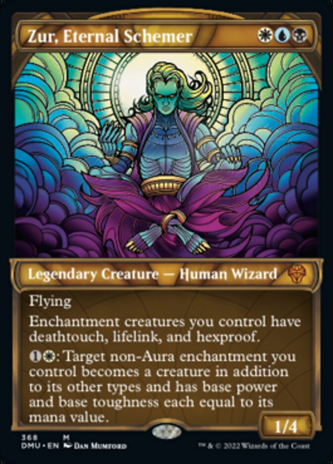 Zur, Eternal Schemer (Showcase Textured) [Dominaria United] | Good Games Cannington