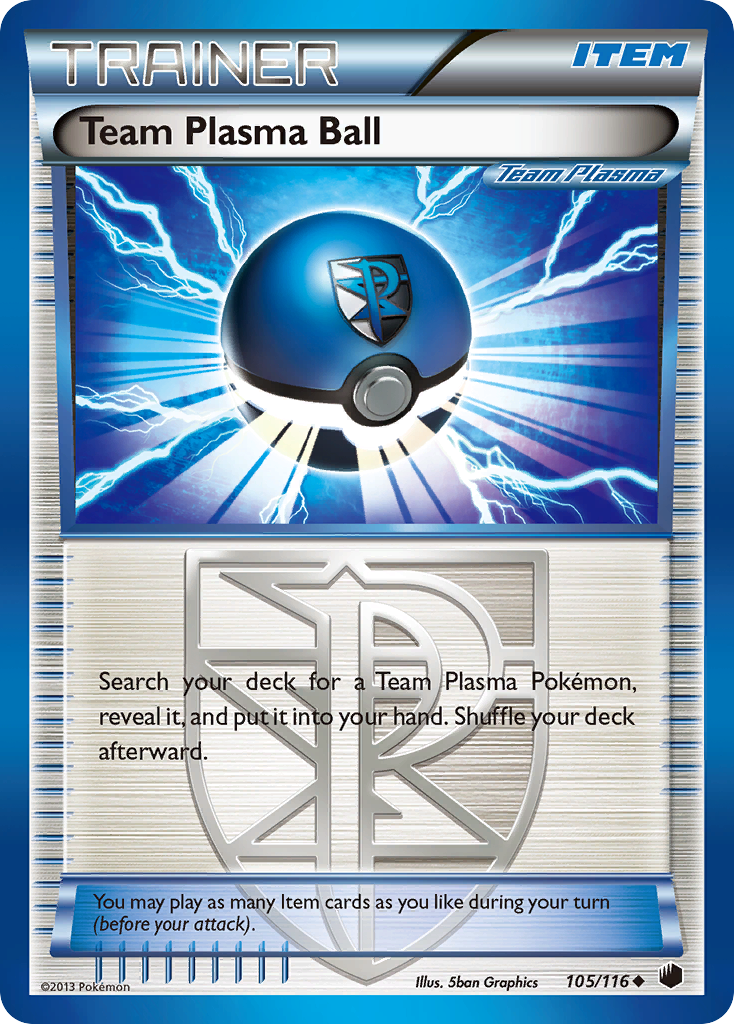 Team Plasma Ball (105/116) [Black & White: Plasma Freeze] | Good Games Cannington