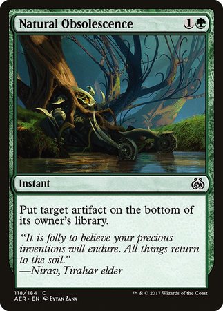 Natural Obsolescence [Aether Revolt] | Good Games Cannington
