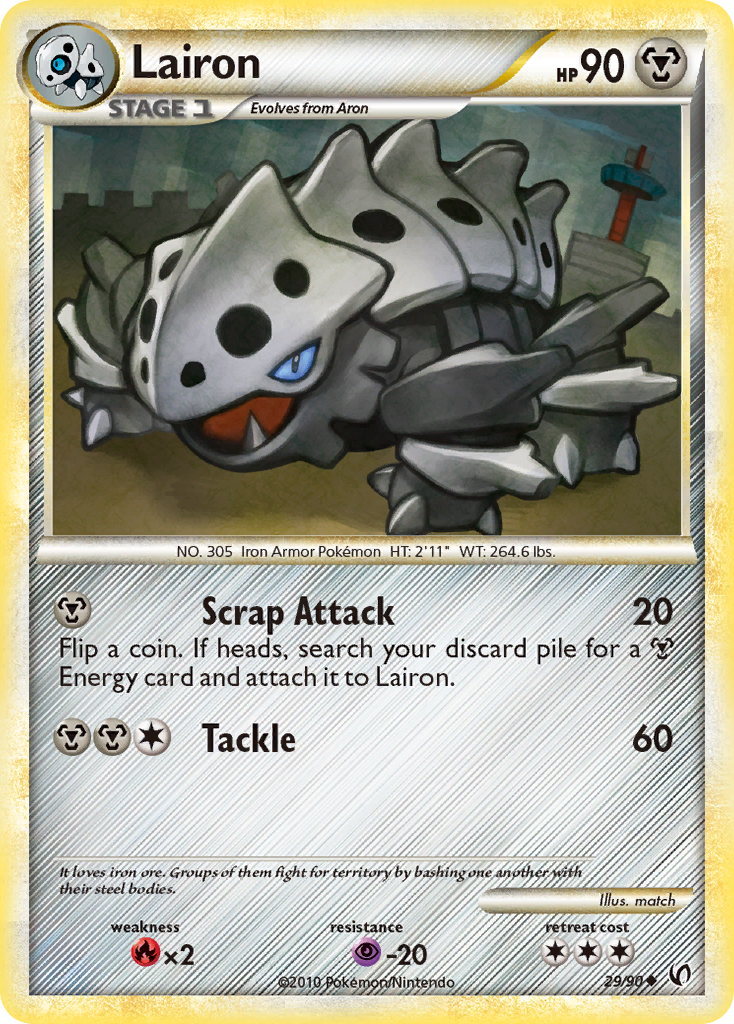 Lairon (29/90) [HeartGold & SoulSilver: Undaunted] | Good Games Cannington