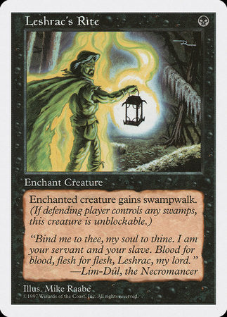 Leshrac's Rite [Fifth Edition] | Good Games Cannington
