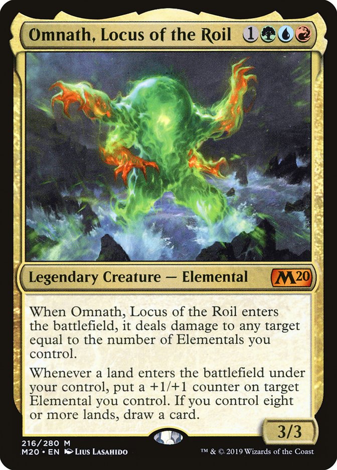 Omnath, Locus of the Roil [Core Set 2020] | Good Games Cannington