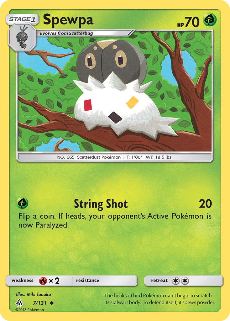 Spewpa (7/131) [Sun & Moon: Forbidden Light] | Good Games Cannington