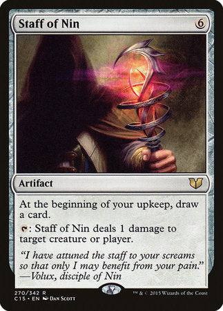 Staff of Nin [Commander 2015] | Good Games Cannington
