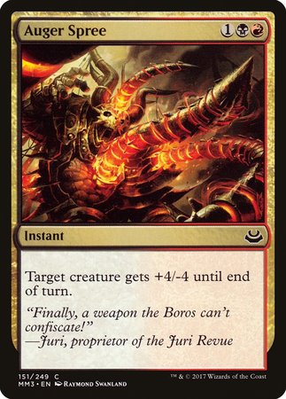 Auger Spree [Modern Masters 2017] | Good Games Cannington