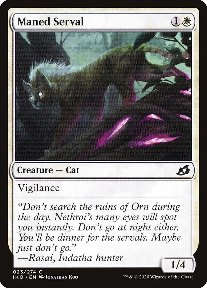 Maned Serval [Ikoria: Lair of Behemoths] | Good Games Cannington
