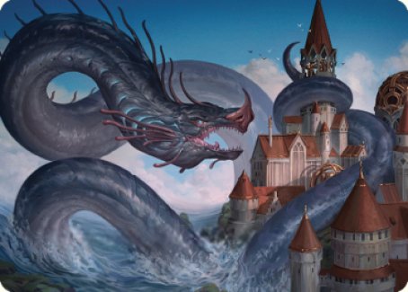 Tolarian Terror Art Card [Dominaria United Art Series] | Good Games Cannington