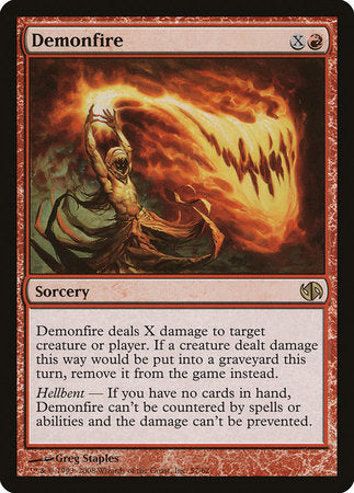 Demonfire [Duel Decks: Jace vs. Chandra] | Good Games Cannington