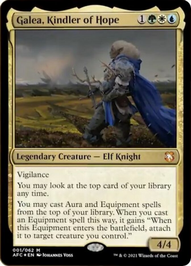 Galea, Kindler of Hope (Display Commander) [Dungeons & Dragons: Adventures in the Forgotten Realms Commander] | Good Games Cannington