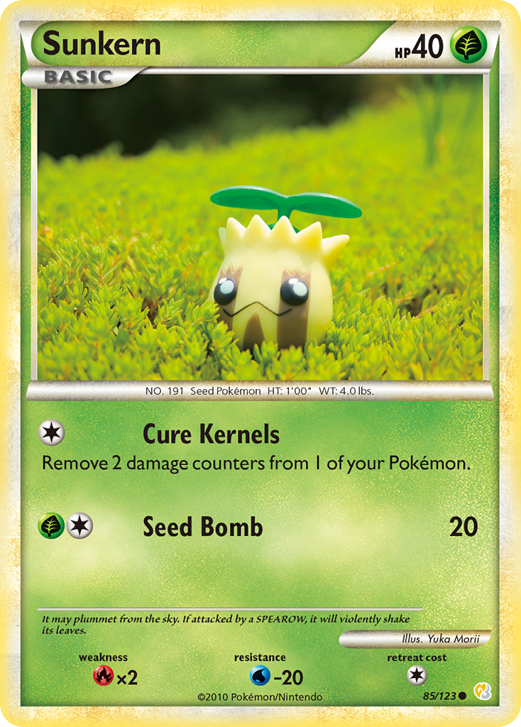 Sunkern (85/123) [HeartGold & SoulSilver: Base Set] | Good Games Cannington